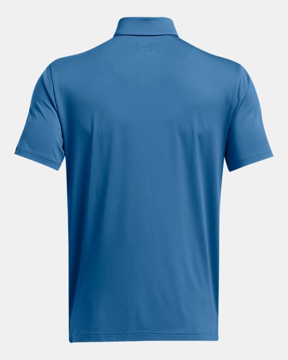 男士UA Playoff 3.0 Fitted Polo衫 in Blue image number 3